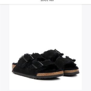Birkenstock sandals shearling NW/OT